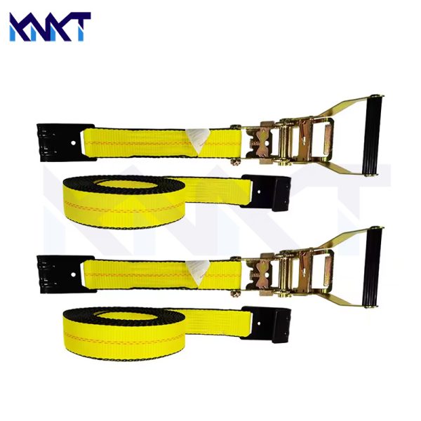 give you the ultimate custom made tie-down strap for your custom securement application Available in either a flat or twisted style, these 2 inch snap hook cargo straps are a popular choice for auto tie downs 2 Inch Ratchet Straps